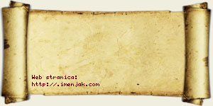 Žanka Bačević vizit kartica